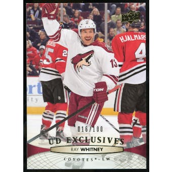 2011/12 Upper Deck Exclusives #312 Ray Whitney /100