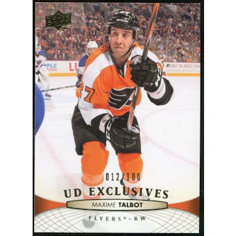 2011/12 Upper Deck Exclusives #320 Maxime Talbot /100