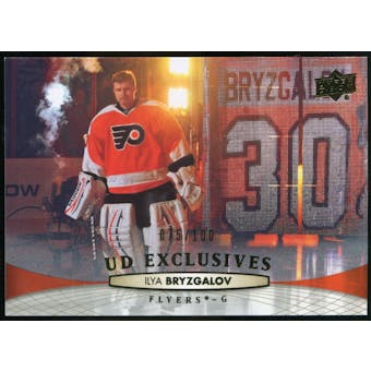 2011/12 Upper Deck Exclusives #321 Ilya Bryzgalov /100