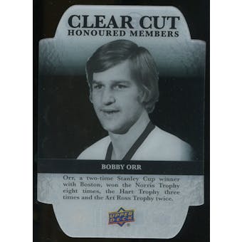 2011/12 Upper Deck Clear Cut Honoured Members #HOF1 Bobby Orr /100