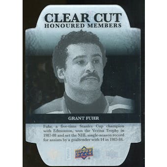 2011/12 Upper Deck Clear Cut Honoured Members #HOF17 Grant Fuhr /100