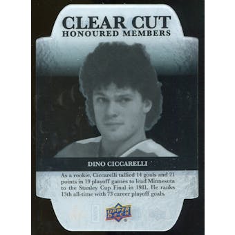 2011/12 Upper Deck Clear Cut Honoured Members #HOF22 Dino Ciccarelli /100