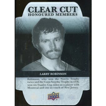 2011/12 Upper Deck Clear Cut Honoured Members #HOF26 Larry Robinson /100