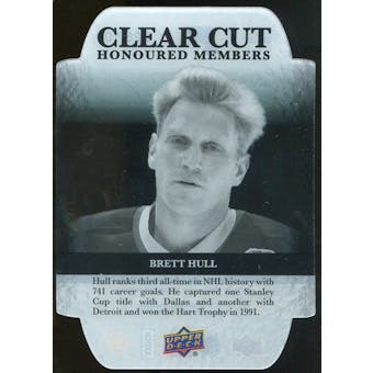 2011/12 Upper Deck Clear Cut Honoured Members #HOF36 Brett Hull /100
