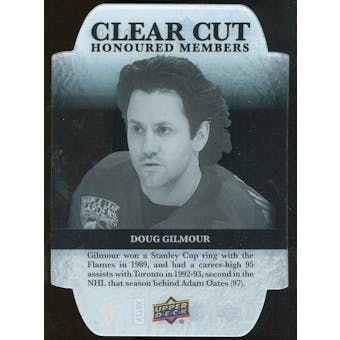 2011/12 Upper Deck Clear Cut Honoured Members #HOF37 Doug Gilmour /100