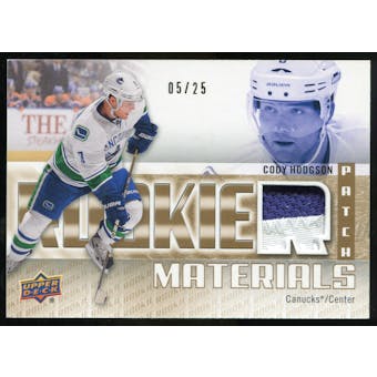 2011/12 Upper Deck Rookie Materials Patches #RMCH Cody Hodgson /25