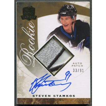 2008/09 The Cup #150 Steven Stamkos Gold Rainbow Rookie Patch Auto #33/91