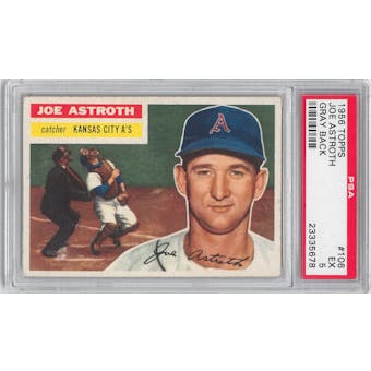 1956 Topps Baseball #106 Joe Astroth PSA 5 (EX) *5678