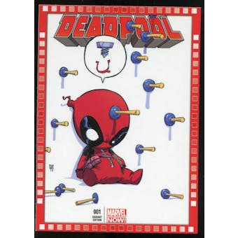 2014 Upper Deck Marvel Now Variant Covers #105SY Deadpool #1