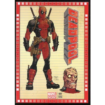 2014 Upper Deck Marvel Now Variant Covers #105TM Deadpool #1