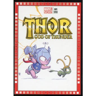2014 Upper Deck Marvel Now Variant Covers #110SY Thor: God of Thunder #1