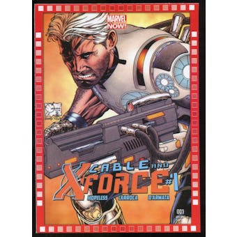 2014 Upper Deck Marvel Now Variant Covers #115JQ Cable and XForce