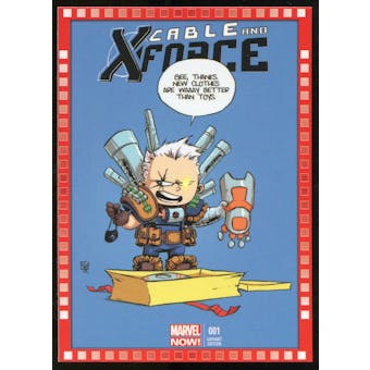 2014 Upper Deck Marvel Now Variant Covers #115SY Cable and XForce