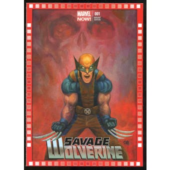 2014 Upper Deck Marvel Now Variant Covers #118FC Savage Wolverine #1