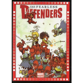 2014 Upper Deck Marvel Now Variant Covers #122SY The Fearless Defenders #1