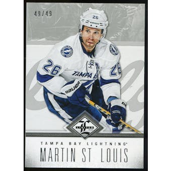 2012/13 Panini Limited Silver #96 Martin St. Louis /49