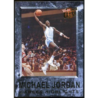 2013/14 Upper Deck Fleer Retro '92-93 Ultra Michael Jordan Career Highlights #10 Michael Jordan