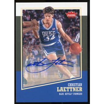2013/14 Upper Deck Fleer Retro Autographs #38 Christian Laettner G Autograph