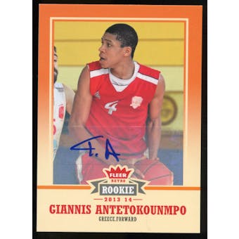 2013/14 Upper Deck Fleer Retro Autographs #47 Giannis Antetokounmpo F Autograph