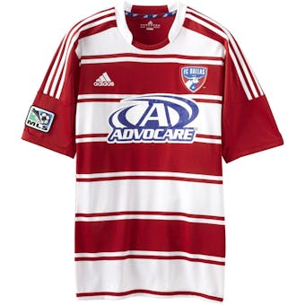 FC Dallas Adidas ClimaCool Red & White Replica Jersey (Adult S)