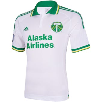 Portland Timbers Adidas ClimaCool White Replica Jersey (Adult M)