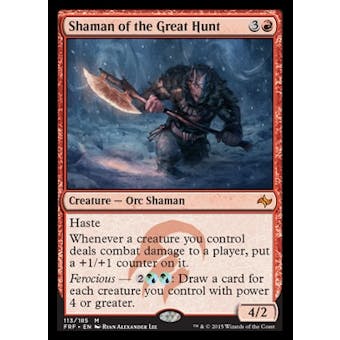 Magic the Gathering Fate Reforged Single Shaman of the Great Hunt NEAR MINT (NM)