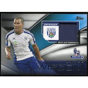 2014/15 Topps English Premier League Gold Football Fibers Relics #FFRAW Andre Wisdom