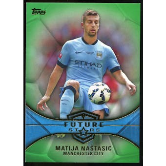 2014/15 Topps English Premier League Gold Future Stars Green #FSMN Matija Nastasic /60