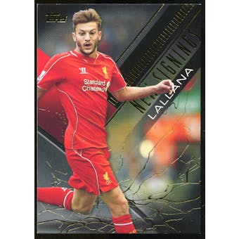 2014/15 Topps English Premier League Gold New Signings #NSAL Adam Lallana