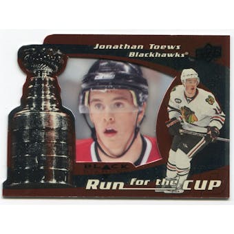 2008/09 Upper Deck Black Diamond Run for the Cup #CUP8 Jonathan Toews /100