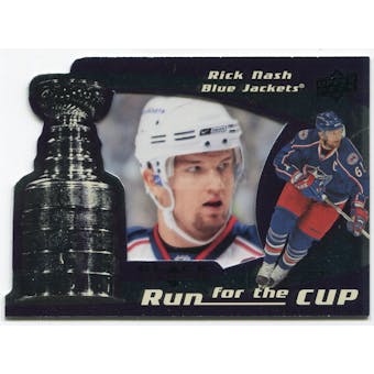 2008/09 Upper Deck Black Diamond Run for the Cup #CUP12 Rick Nash /100