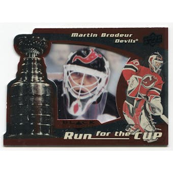 2008/09 Upper Deck Black Diamond Run for the Cup #CUP24 Martin Brodeur /100