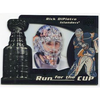 2008/09 Upper Deck Black Diamond Run for the Cup #CUP25 Rick DiPietro /100