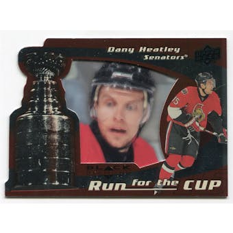 2008/09 Upper Deck Black Diamond Run for the Cup #CUP28 Dany Heatley /100