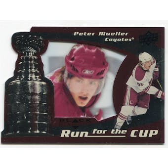 2008/09 Upper Deck Black Diamond Run for the Cup #CUP32 Peter Mueller /100