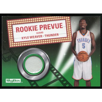 2008/09 Upper Deck SkyBox Rookie Prevue Retail #RPKW Kyle Weaver