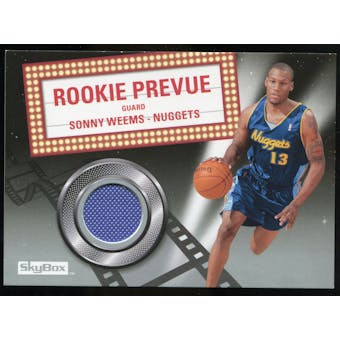 2008/09 Upper Deck SkyBox Rookie Prevue #RPSW Sonny Weems