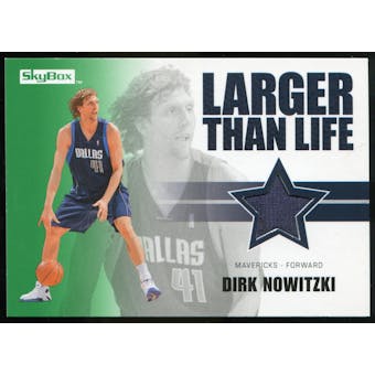 2008/09 Upper Deck SkyBox Larger Than Life Retail #LLDN Dirk Nowitzki