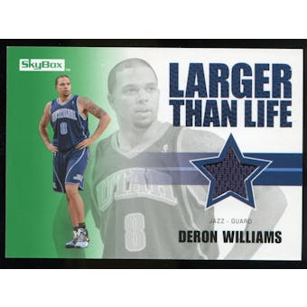 2008/09 Upper Deck SkyBox Larger Than Life Retail #LLDW Deron Williams