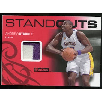 2008/09 Upper Deck SkyBox Standouts Patches #SOAB Andrew Bynum /25