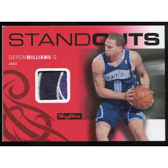 2008/09 Upper Deck SkyBox Standouts Patches #SODW Deron Williams /25