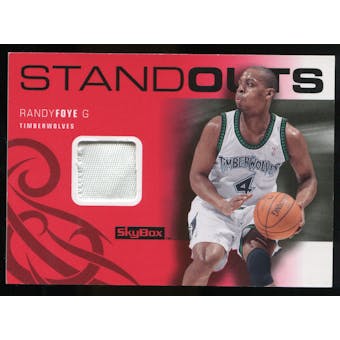 2008/09 Upper Deck SkyBox Standouts Patches #SOFO Randy Foye /25