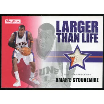 2008/09 Upper Deck SkyBox Larger Than Life Patches #LLAS Amare Stoudemire /25