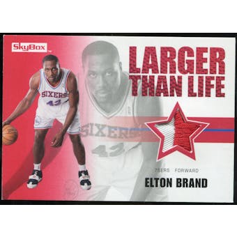 2008/09 Upper Deck SkyBox Larger Than Life Patches #LLEB Elton Brand /25