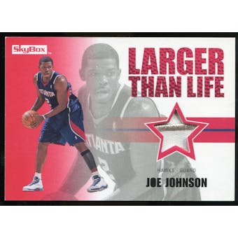 2008/09 Upper Deck SkyBox Larger Than Life Patches #LLJJ Joe Johnson /25
