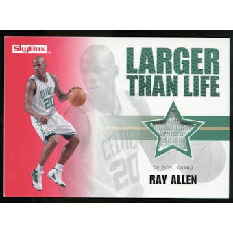 2008/09 Upper Deck SkyBox Larger Than Life Patches #LLRA Ray Allen /25