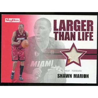 2008/09 Upper Deck SkyBox Larger Than Life Patches #LLSM Shawn Marion /25