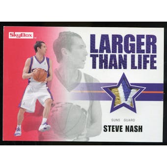 2008/09 Upper Deck SkyBox Larger Than Life Patches #LLSN Steve Nash /25
