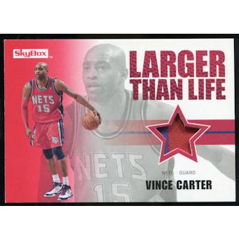 2008/09 Upper Deck SkyBox Larger Than Life Patches #LLVC Vince Carter /25