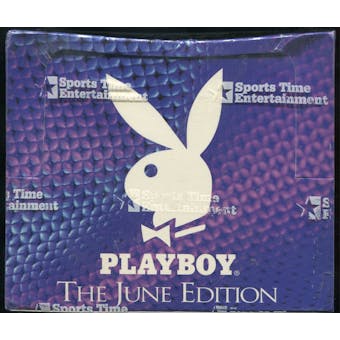 Playboy Centerfold Collector Trading Cards Box (1996 June Edition)